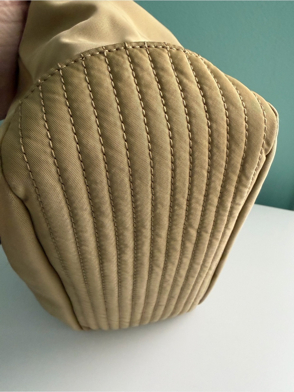 Dooney & Bourke Khaki Nylon Small Gwenny Tote - Picture 5 of 11